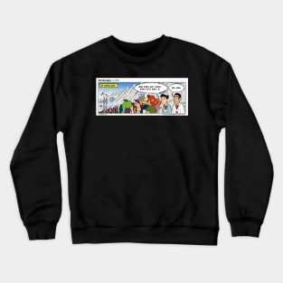 Nerdmigos: The Line Ends Here by IAMO Crewneck Sweatshirt